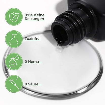 Colle À Ongles Pour Ongles Press on Nails : Séchage Rapide En 10 Secondes, Pas Besoin De Lampe UV, Colle Gel 3 × 5 Ml, Super Forte Pour Faux Ongles, Faux Ongles Et Ongles En Acrylique