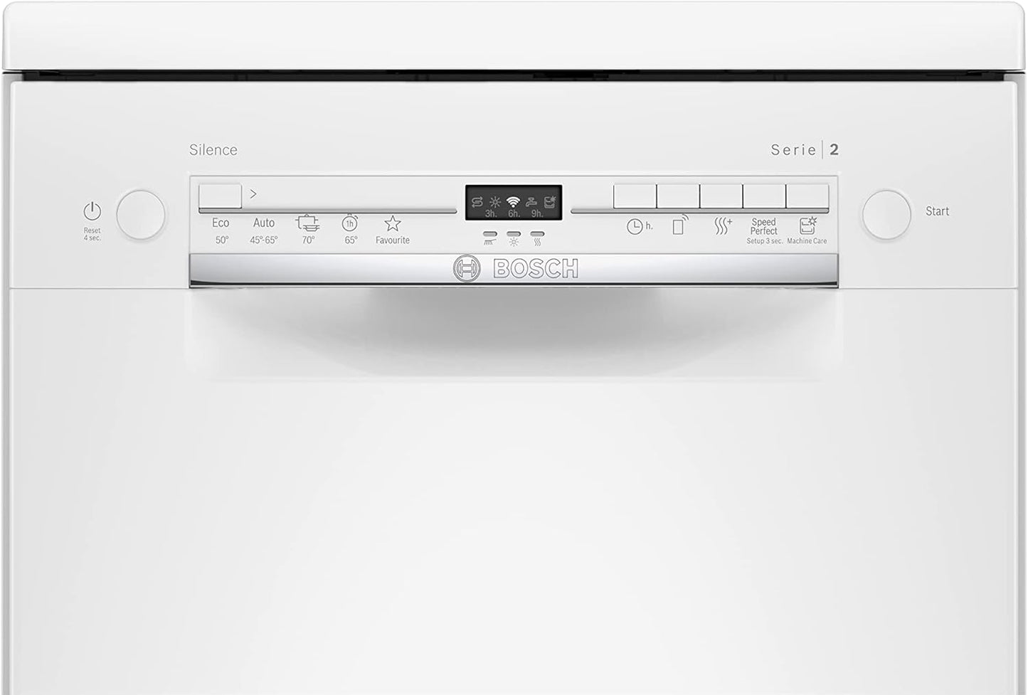 SPS2IKW04E - Série 2 - Lave-Vaisselle Pose-Libre - 45Cm - Home Connect - 9 Couverts - Moteur Ecosilence - Blanc