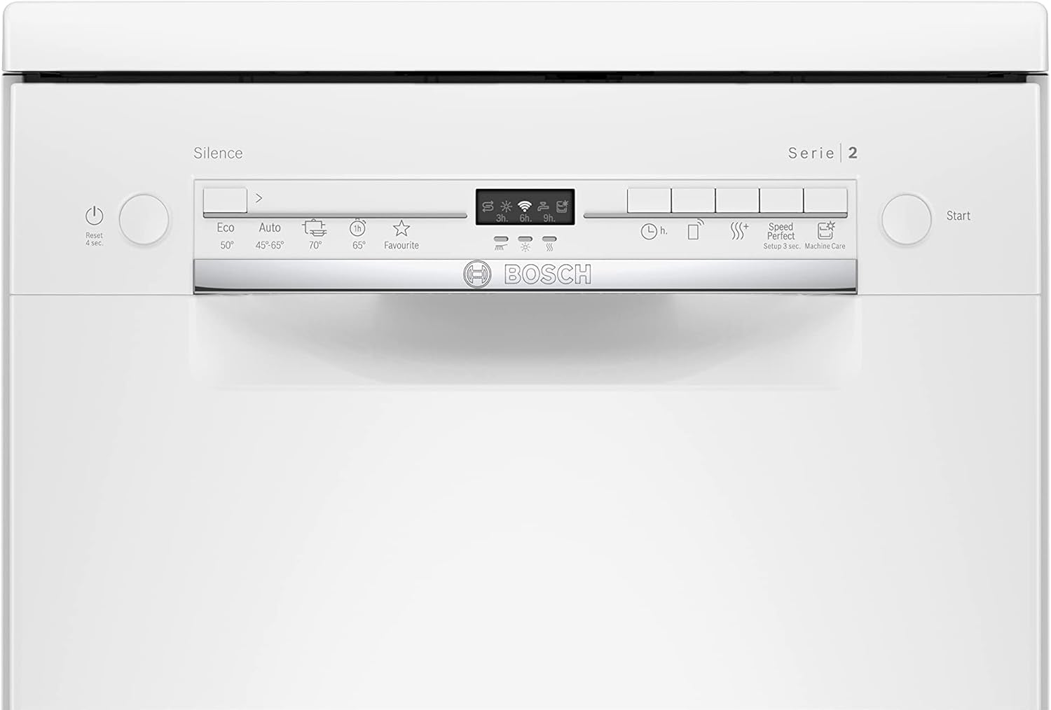SPS2IKW04E - Série 2 - Lave-Vaisselle Pose-Libre - 45Cm - Home Connect - 9 Couverts - Moteur Ecosilence - Blanc