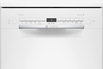 SPS2IKW04E - Série 2 - Lave-Vaisselle Pose-Libre - 45Cm - Home Connect - 9 Couverts - Moteur Ecosilence - Blanc