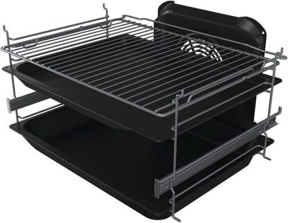 GEIT6C60XPG Cuisinière Électrique Sur Pied Avec Plaque À Induction / 60 Cm / 71 L/Airfry/Sécurité Enfant/Gentleclose/Aquaclean/Bridgezone/Powerboost/Acier Inoxydable