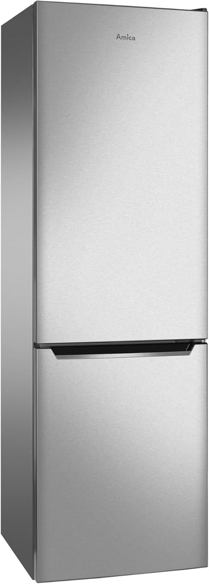 Amica KGCN 387 110 E Stand Kühl-Gefrierkombination, 54Cm Breit, 231 L, Nofrost, Superkühlfunktion, Edelstahloptik