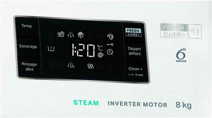 Lave Linge Frontal FFB8469BVFR, Blanc
