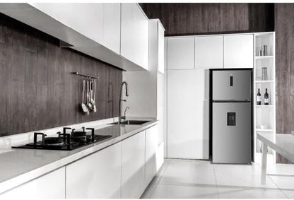 Réfrigérateur Congélateur Haut - CONTINENTAL EDISON - 413L - Total No Frost - Inox - L70 Cm X H 178 Cm