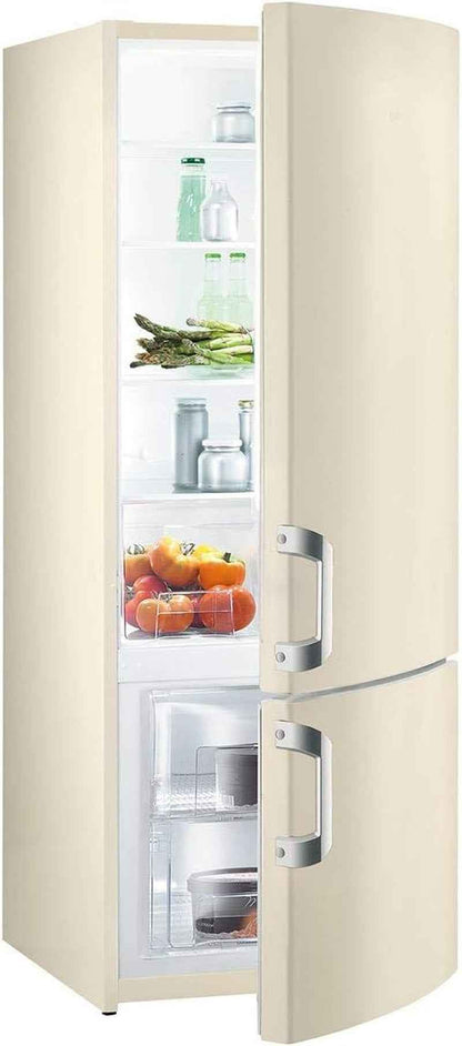 RK61620C Réfrigérateur-Congélateur Efficacité Énergétique A++ Partie Réfrigérateur :232 L Partie Congélateur :53 L Éclairage Intérieur 4 Rayonnages En Verre Beige