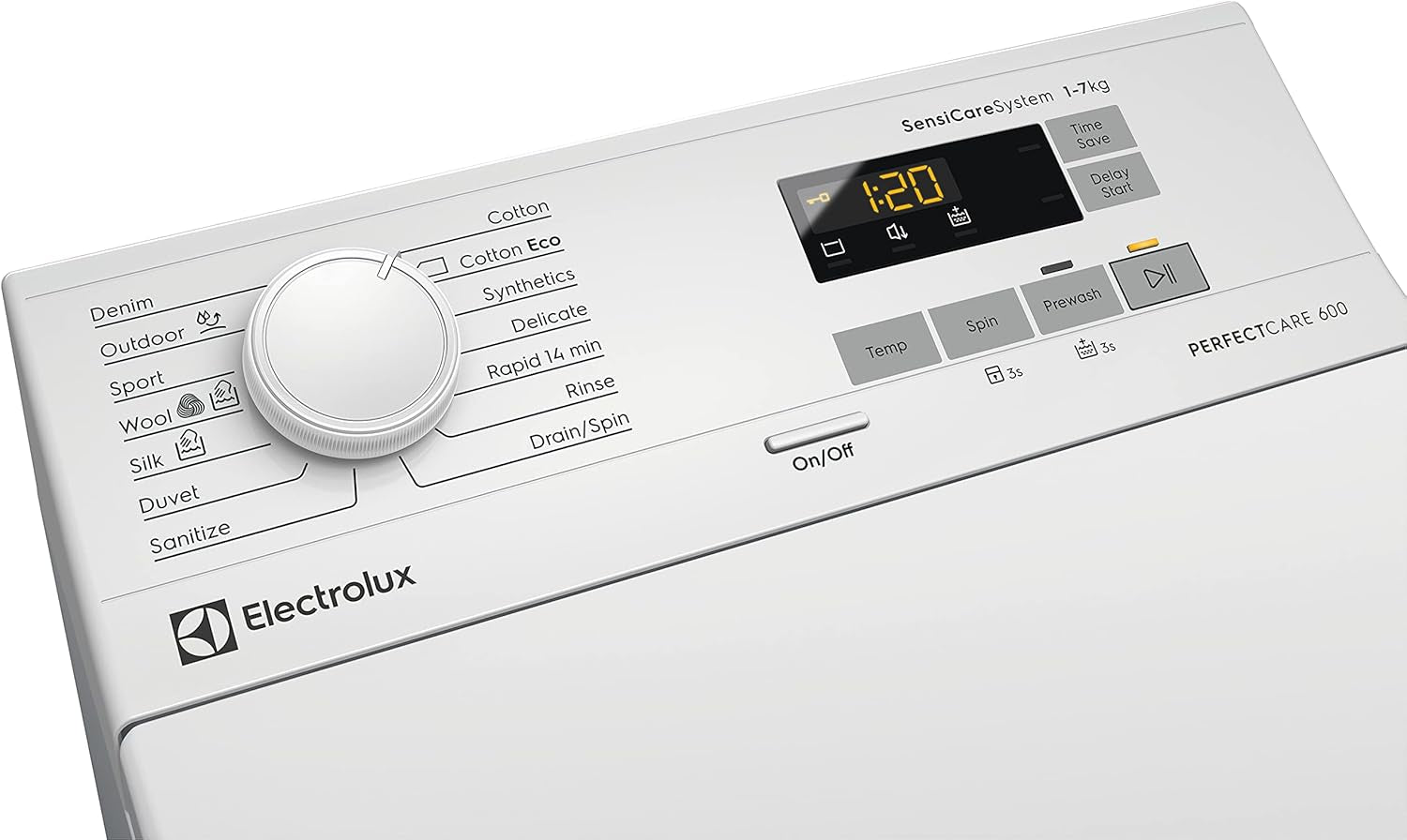 Perfectcare 600 Machine À Laver À Charge Par Le Haut 6 Kg, EW6T562L, Technologie Sensicare, 908 X 397 X 599 Mm