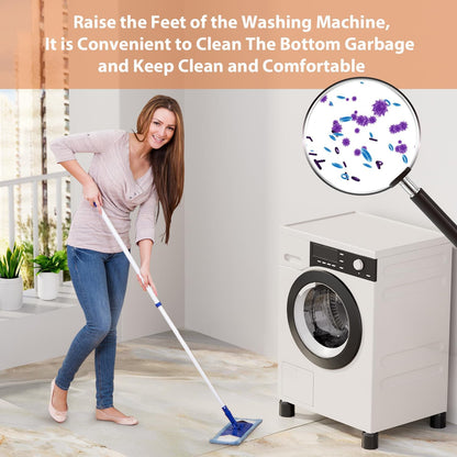 Lot De 4 Amortisseurs De Vibrations Universels Pour Machine À Laver Et Sèche-Linge - Anti-Vibrations - Pour Machine À Laver Et Sèche-Linge - Réfrigérateur (Noir)