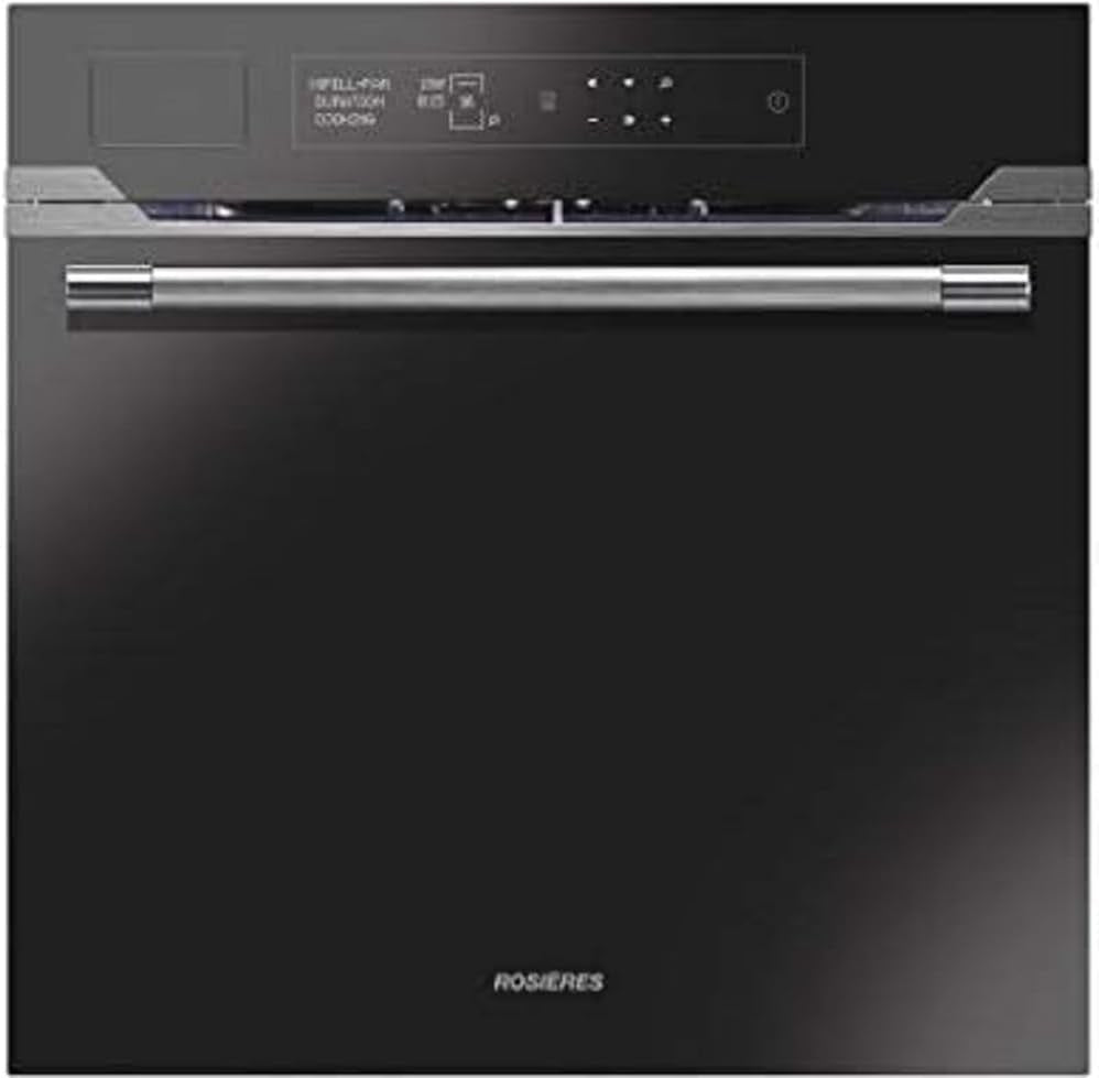 ROSIERES Four Pyrolyse Inox RFZP0X976IN - Chaleur Pulsée, 70L, Connectivité Wi-Fi + BLE, 9 Fonctions, Softclose