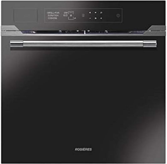 ROSIERES Four Pyrolyse Inox RFZP0X976IN - Chaleur Pulsée, 70L, Connectivité Wi-Fi + BLE, 9 Fonctions, Softclose