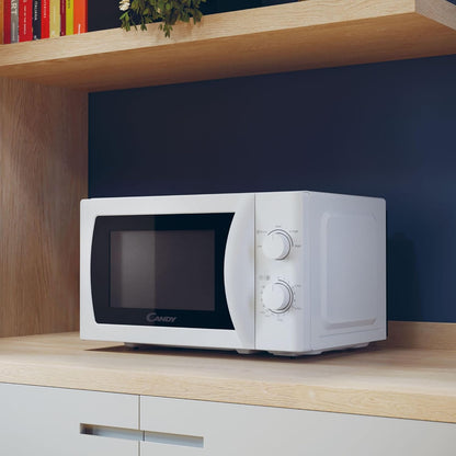 Idea CMW20SMW Four Micro-Ondes 700 W 20L , Fonction Décongélation, Plateau Tournant, Blanc