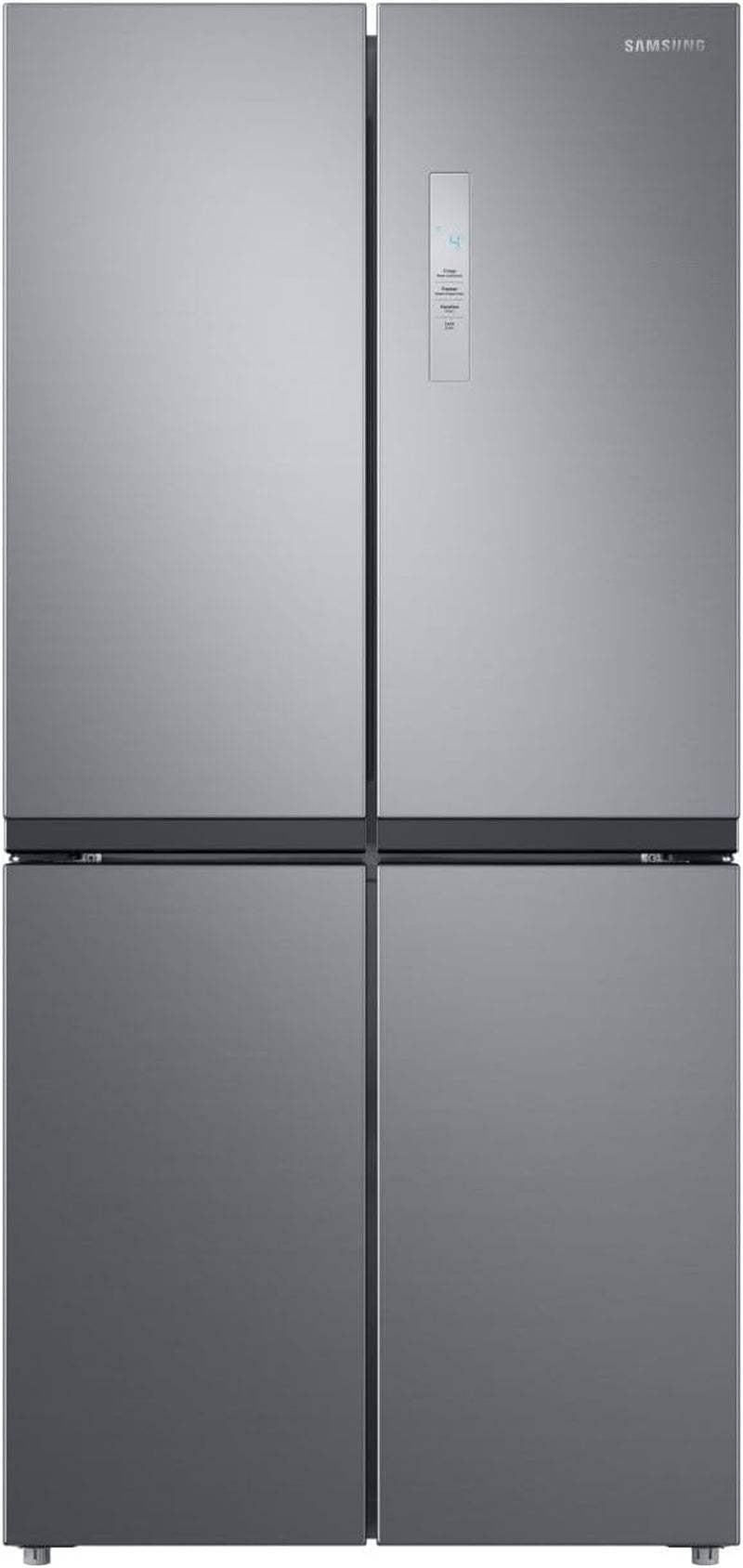 Réfrigérateur Quatre Portes Slim RF48A400EM9/EF, Total No Frost, Twin Cooling Plus, Moteur Digital Inverter Garanti 20 Ans, 488 L, Lxaxp: 83,3 X 179,3 X 74 Cm, Inox