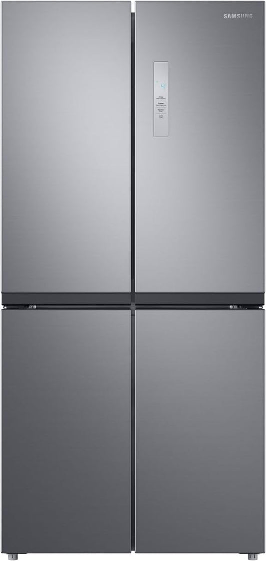 Réfrigérateur Quatre Portes Slim RF48A400EM9/EF, Total No Frost, Twin Cooling Plus, Moteur Digital Inverter Garanti 20 Ans, 488 L, Lxaxp: 83,3 X 179,3 X 74 Cm, Inox