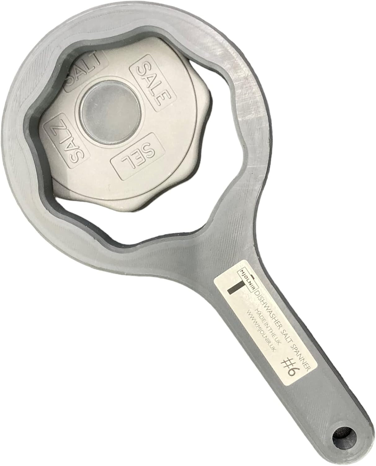 Clé À Bouchon De Sel Pour Lave-Vaisselle #6 (Pour Machines SMEG) Pour Un Retrait Facile Des Bouchons De Remplissage De Compartiment À Sel Coincés Du Lave-Vaisselle.