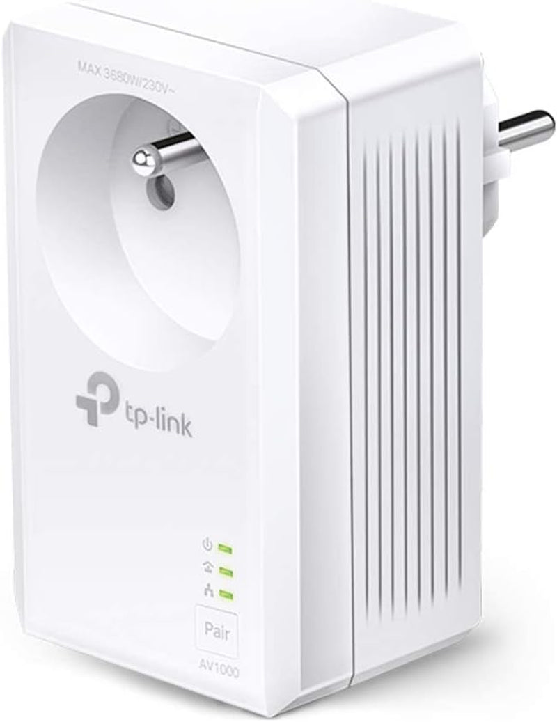 Prise CPL 1000 Mbps, Prise Intégrée, 2 Ports Gigabit,Tl-Pa7027P KIT