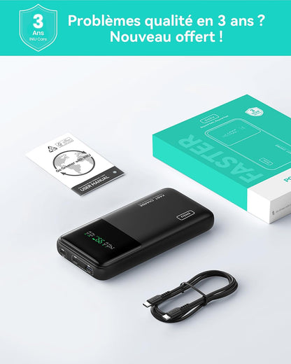 Batterie Externe Pour Ordinateur, Petit 140W 27000Mah USB C Power Bank | Autorisé En Avion, Câble USB C, Batterie Portable Charge Rapide Avec Macbook, Steam Deck, Iphone 17 Samsung Ipad Etc
