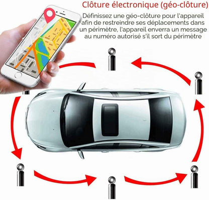 Traceur GPS Voiture TK905 Tracker Imperméable Avec Alarme De Géo-Clôture Étanche, Traqueur GPS Pour Voiture/Véhicule/Moto/Flotte, Montage Magnétique Et Batterie 5000Mah (90 Jours En Veille)