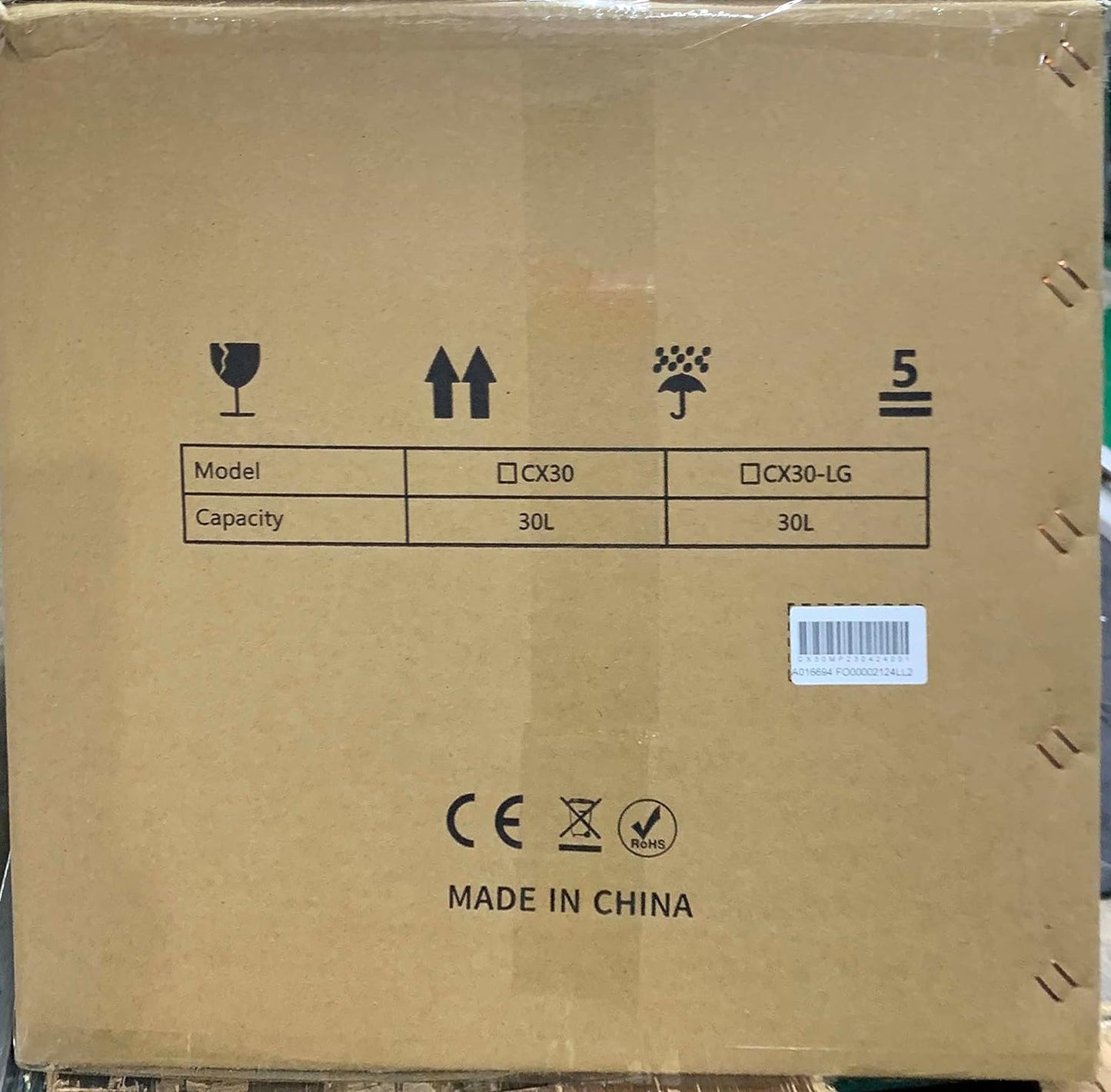 CX30 30L Réfrigérateur De Voiture Portable Congélateur Et Réfrigérateur, Glaciere Électrique À Compression Pour Maison, Dortoir, Camping