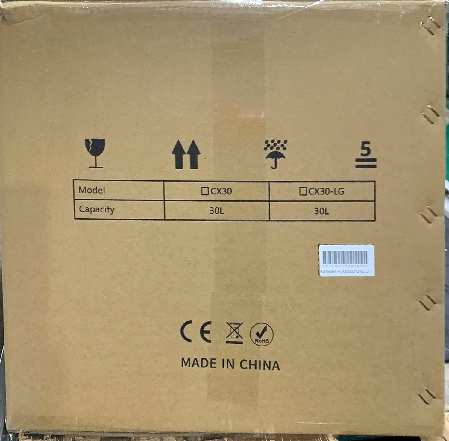 CX30 30L Réfrigérateur De Voiture Portable Congélateur Et Réfrigérateur, Glaciere Électrique À Compression Pour Maison, Dortoir, Camping