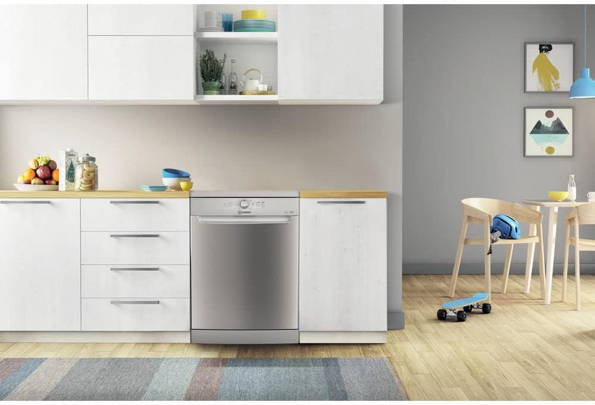 INDESIT - DFE1B19X - Lave-Vaisselle Posable 14 Couverts 49Db 12L A+ Inox