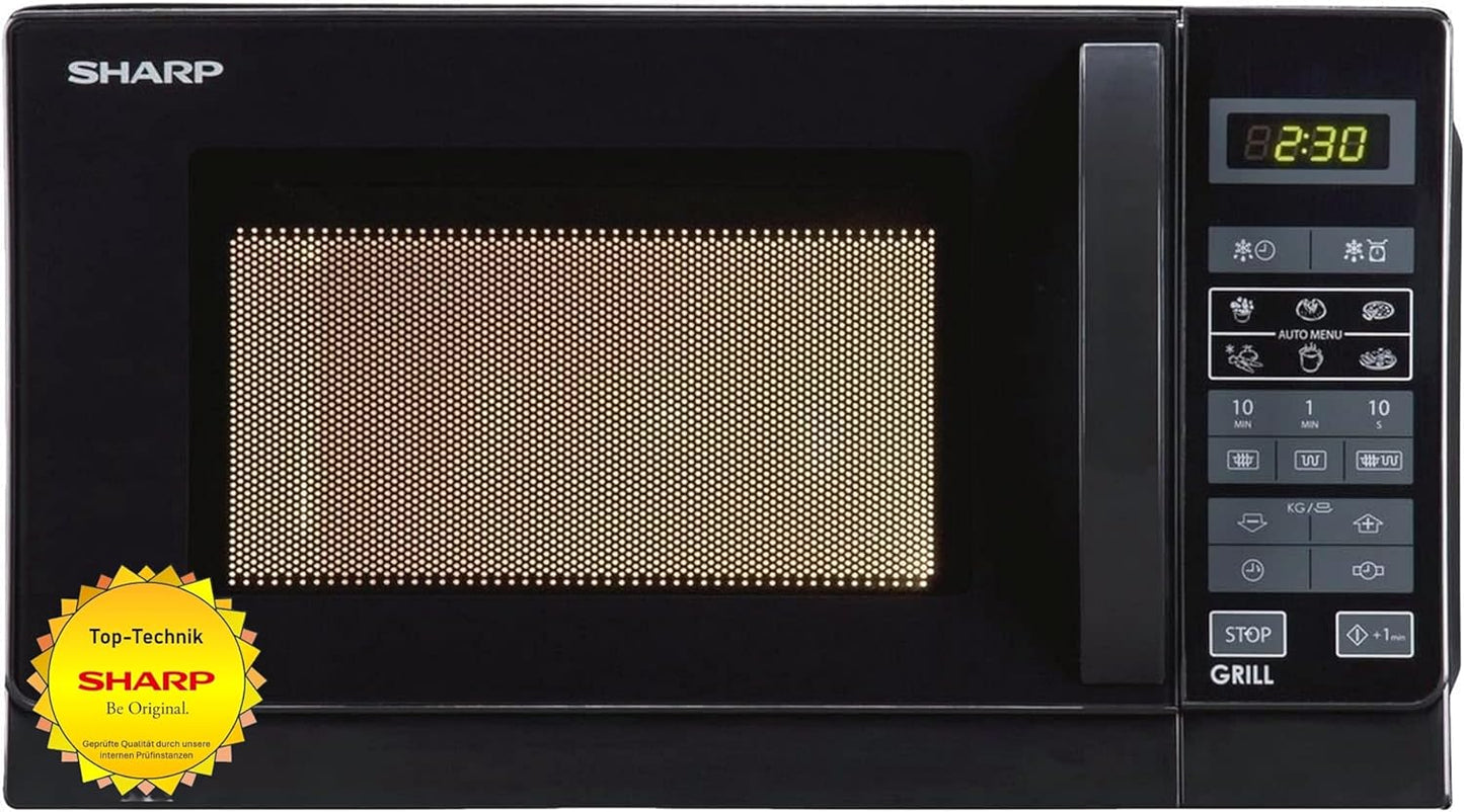 Micro-Ondes 2 En 1 Avec Grill R642BKW, 20 L, Noir