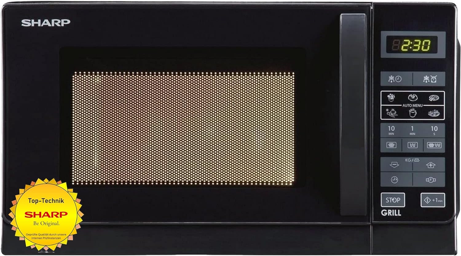 Micro-Ondes 2 En 1 Avec Grill R642BKW, 20 L, Noir