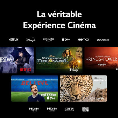 LG TV OLED 2023 | OLED65B3 | 65'' (164 Cm) | OLED | Processeur Α7 AI Gen6 4K, Gris Foncé/Noir
