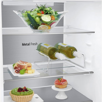 GBB71PZVCN1 Réfrigérateur Combi Door Cooling+ Réfrigérateur Et Congélateur 2 Portes Série 700 Classe C Capacité 374L 1.86 Inox Anti-Traces De Doigts