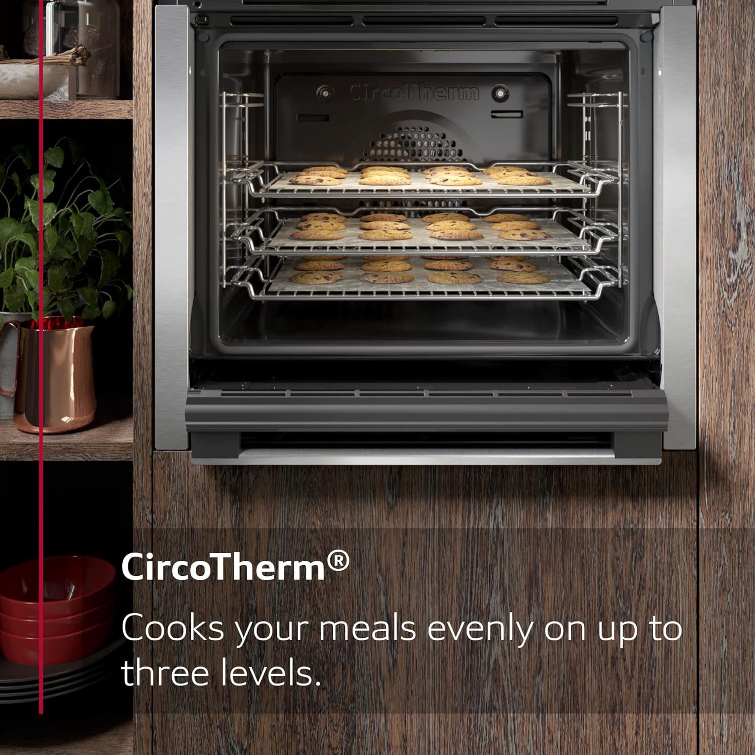NEFF B4ACF1AN0B N50 Four Simple Avec Coulisse Et Cache Et Circotherm, Acier Inoxydable
