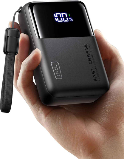Batterie Externe Pour Ordinateur, Petit 100W 25000Mah USB C Power Bank | Câble USB C Amovible, Autorisé En Avion, Batterie Portable Charge Rapide Avec Macbook, Steam Deck, Iphone 17 Samsung Ipad Etc
