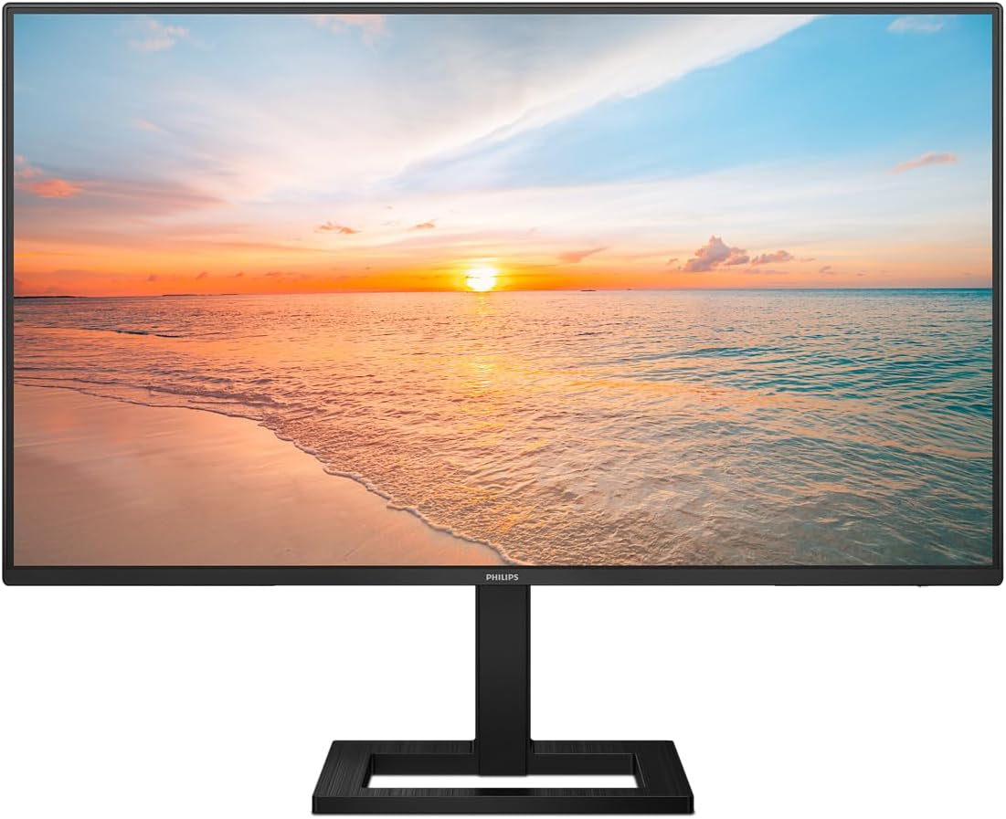Moniteur 27E1N1600AM 27 Pouce 120Hz IPS Dalle, 4Ms Gtg, HDR10, Ajustable En Hauteur, Haut-Parleurs, USB Hub(2560X1440 HDMI 1X 1.4) Noir