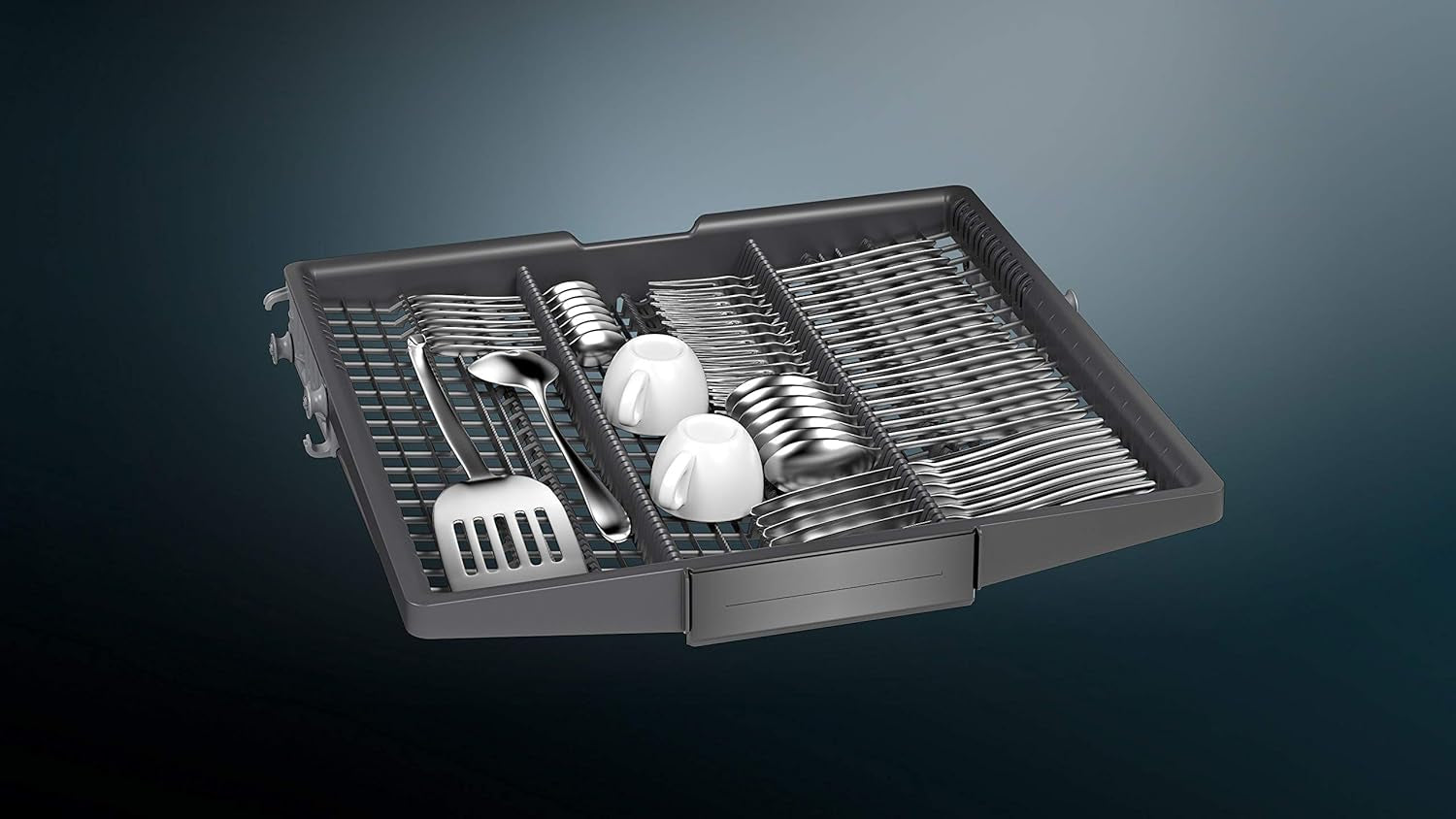 SN45ZS49CE Iq500 Lave-Vaisselle Sous Plan, Classe C, 75 Kwh, 14 MGD, Séchage Zéolite, Compatible Smart Home via Home Connect, Glasszone Dans Le Panier Supérieur
