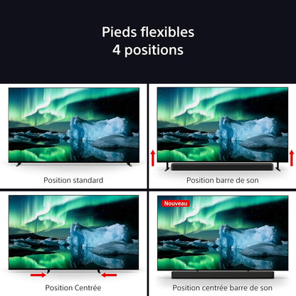 Sony BRAVIA 8 OLED 55 Pouces 4K HDR Google Smart TV |Fonctions Gaming Playstation 5, IMAX Enhanced, Dolby Vision Atmos, Chromecast, Apple Airplay, 120Hz K-55XR83