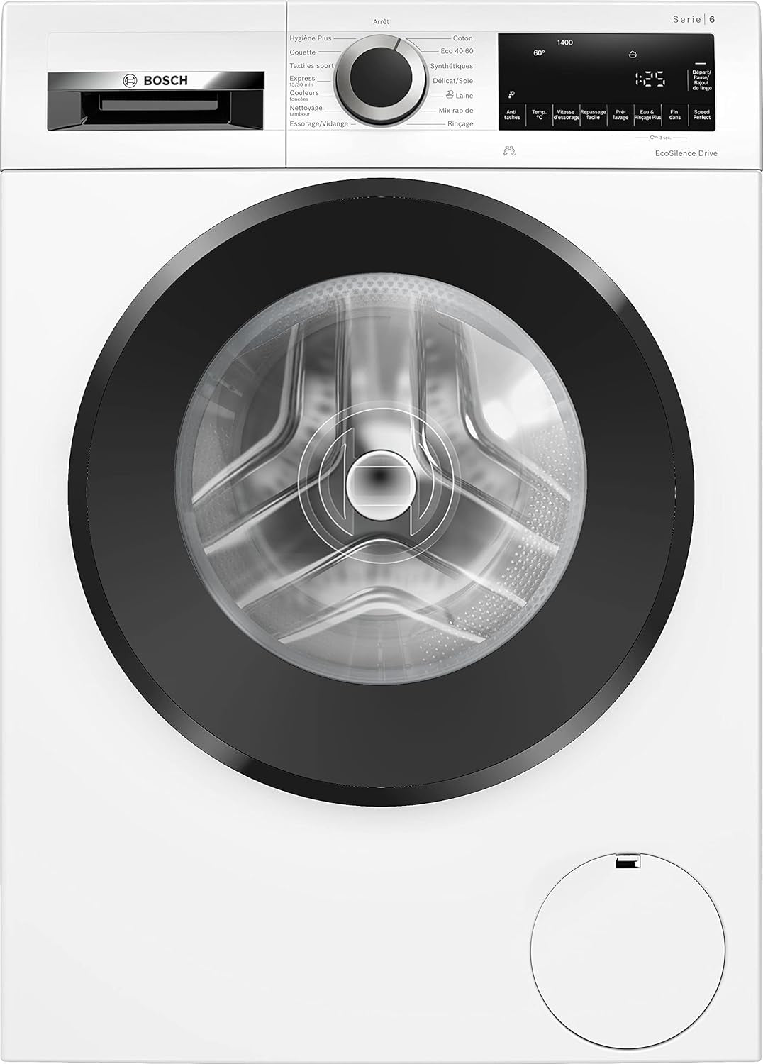 WGG24400FR Lave-Linge Pose-Libre Série 6 Front - Ecosilence Drive - 9 Kg - 1400 Trs/Min - 63L - Blanc