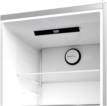 Congelateur Armoire Réfrigérateur Combiné BEKO - B3RCNE364HXB - 316 Litres - L66 Cm - Métal Brossé- 37 Db