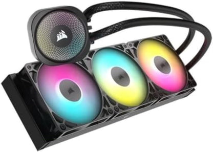 NAUTILUS 360 RS ARGB Refroidisseur Liquide Pour CPU – Noir | 360Mm AIO, Faible Bruit, Connexion Directe De Carte Mère, Intel LGA 1851/1700, AMD AM5/AM4, 3X RS120 ARGB Ventilateurs Inclus