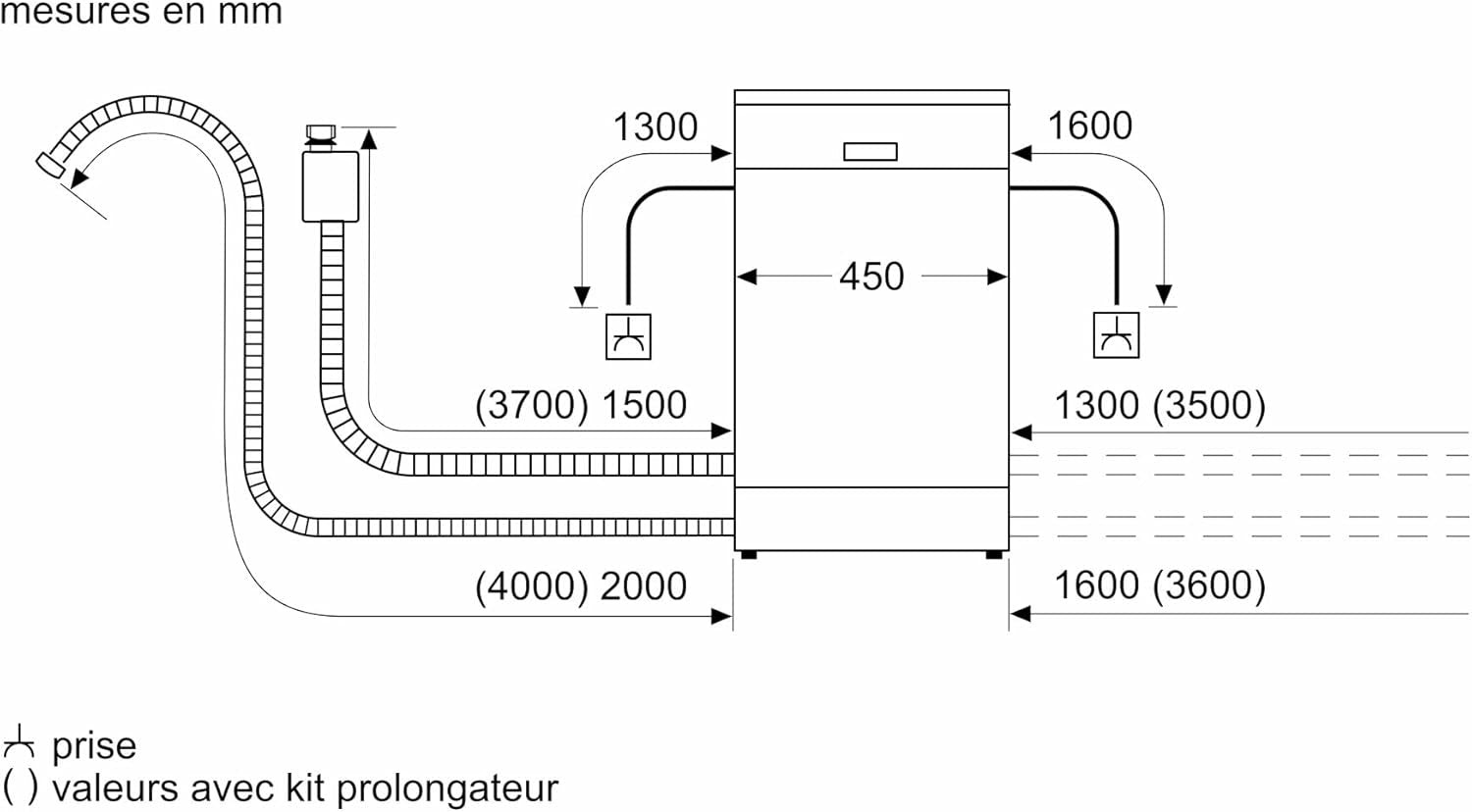 SPS2IKW04E - Série 2 - Lave-Vaisselle Pose-Libre - 45Cm - Home Connect - 9 Couverts - Moteur Ecosilence - Blanc