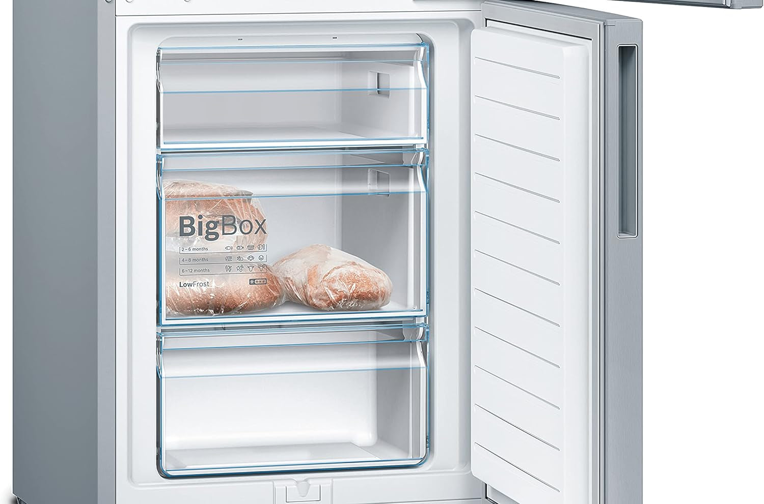 KGV39VLEAS - Série 4 -Réfrigérateur Combiné Pose-Libre - 201 X 60 Cm - Inox