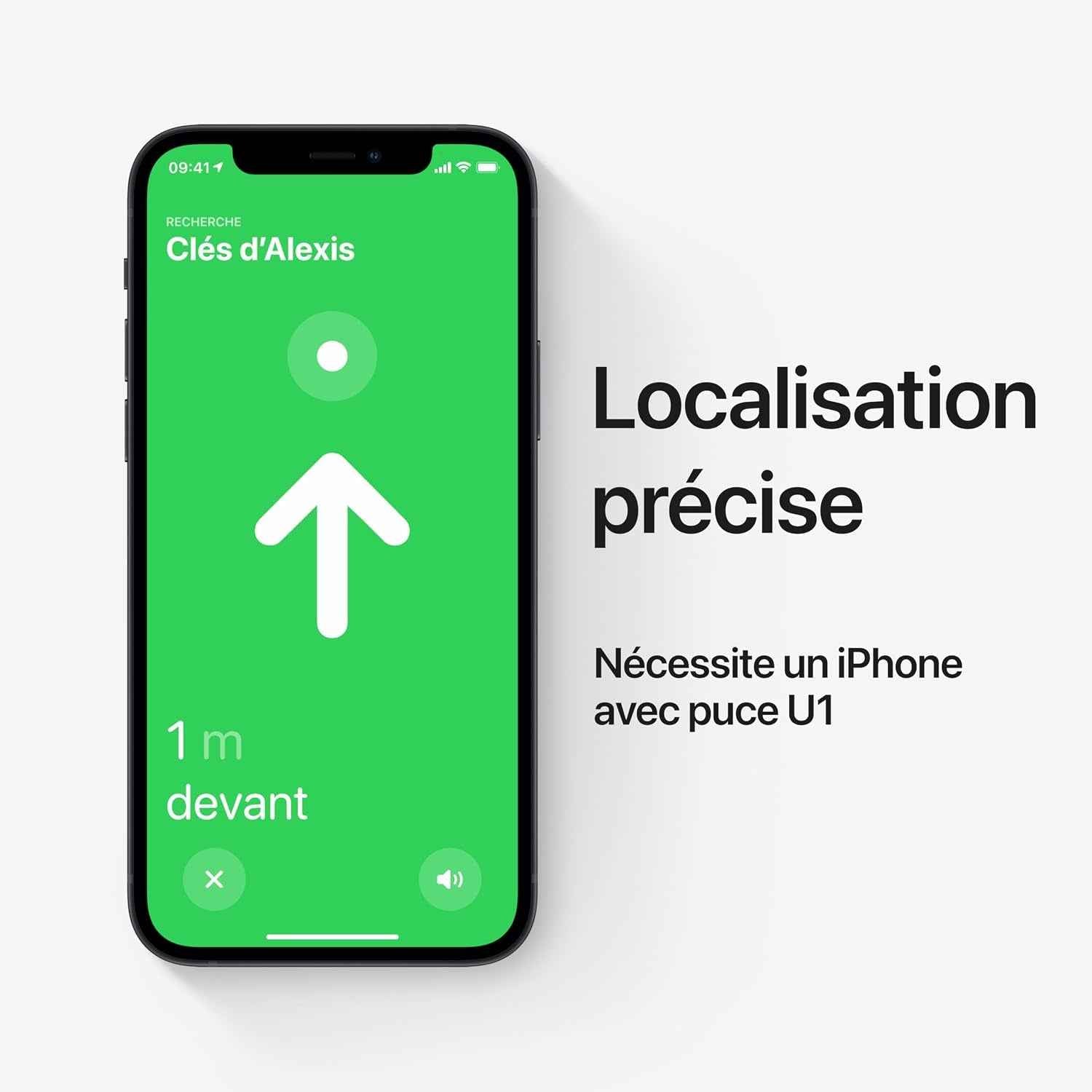 Airtag (1ᵉ Génération) Lot De 4. Repérer Votre Trousseau De Clés, Porte-Feuille, Valise, Sac. Résistant À L'Eau. Batterie Remplaçable. Compatible Avec Iphone Ou Ipad.