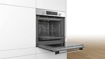 HBA573BR0 Four Intégrable Série 4 - Four Multi-Fonctions - Pyrolyse - 3600 W - Grande Capacité De 71L - Inox