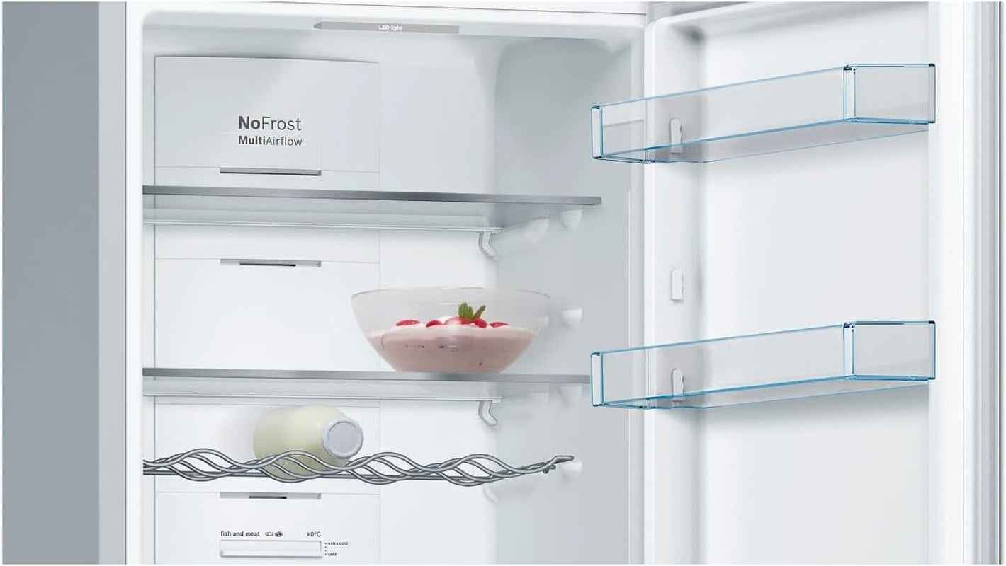 Bosch Réfrigérateur Combiné 326L Gris - KGN36VIDB