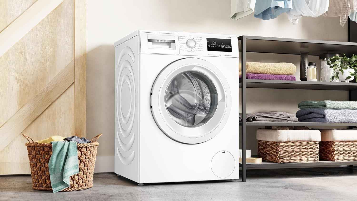 Bosch WAN24209FR Série 4 - Lave-Linge, Pose-Libre, Défroissage Iron Assist | Blanc, 9 Kg, 1200 Trs/Min, Activewater Plus, Fonction Rajout De Linge, Speed Perfect, Classe Énergétique A