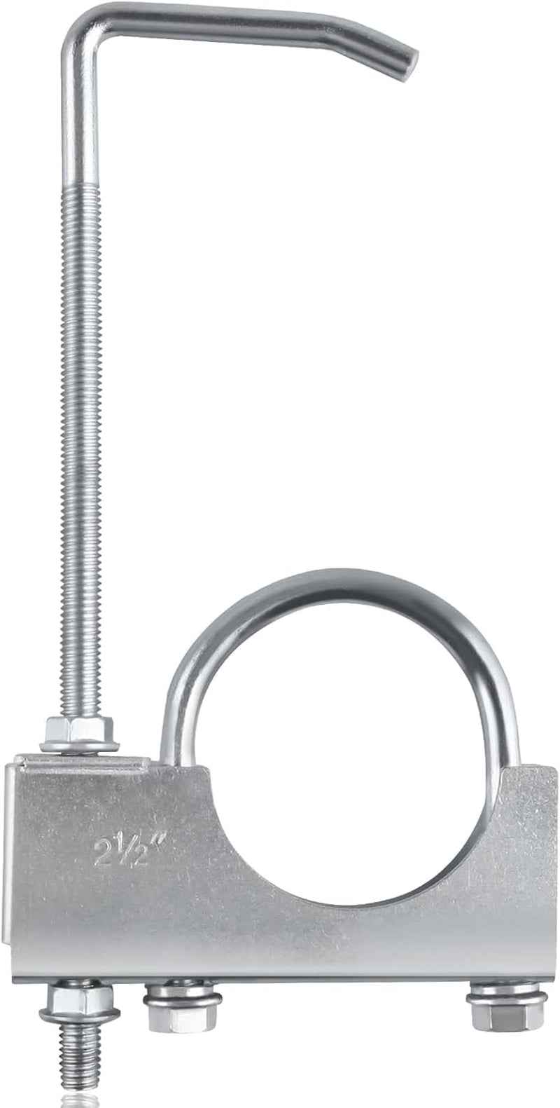 Collier De Serrage Universel 2,5", Support Pot D'Échappement | Avec Crochet De Suspension, Support De Pot D'Échappement Pour Automobile, Réparation, Remplacement