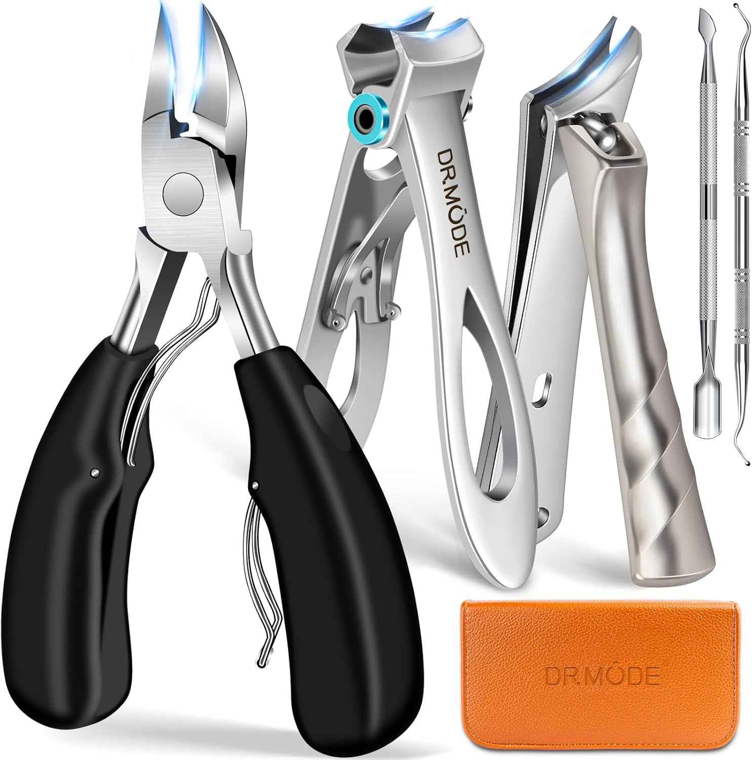 Coupe Ongle Professionnel, Pince Coupe Ongle Pied Pour Ongles Épais Pour Personnes Âgées Avec Large Ouverture, Kit Coupe Ongle Allemand Pour Hommes Ongles Incarnés Avec Lame Incurvée Inclinée