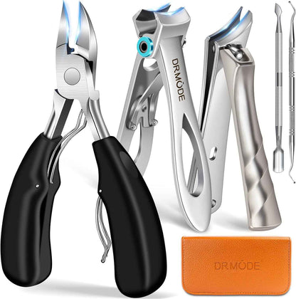 Coupe Ongle Professionnel, Pince Coupe Ongle Pied Pour Ongles Épais Pour Personnes Âgées Avec Large Ouverture, Kit Coupe Ongle Allemand Pour Hommes Ongles Incarnés Avec Lame Incurvée Inclinée