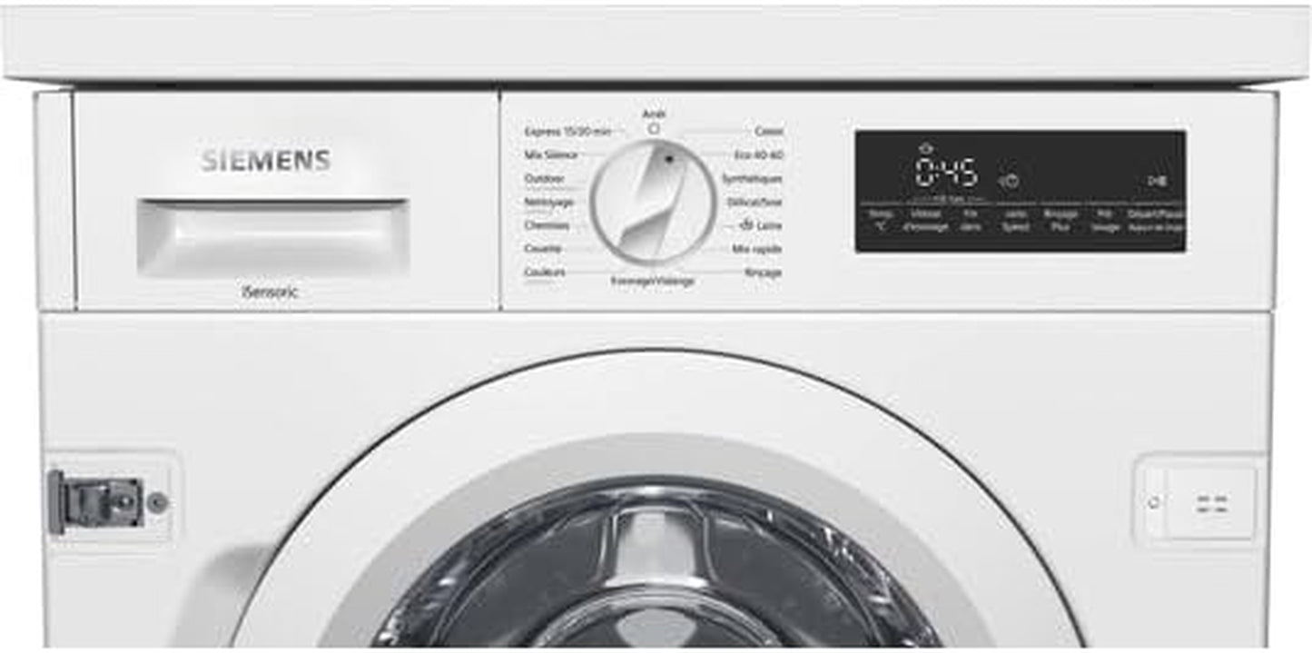 Lave Linge Encastrable WI14W549FF IQ700, 8 Kgs, 1400Tr/Mn