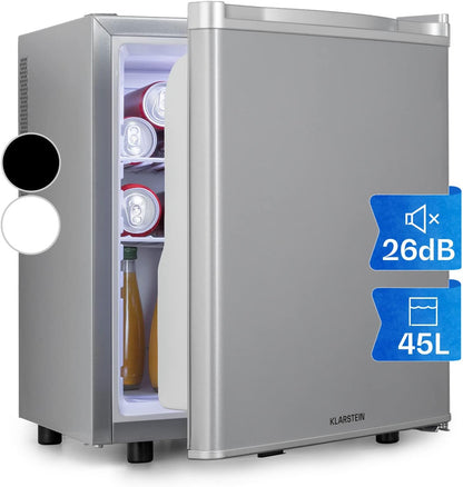 Mini Frigo De Chambre De 45L Pour Boissons Et Bieres, Petit Frigo Silencieux, Mini Bar Intérieur/Ext, Petit Refrigerateur Camping, Stockage De Vins, Cosmetique, Étagères Réglables, 6-18°C