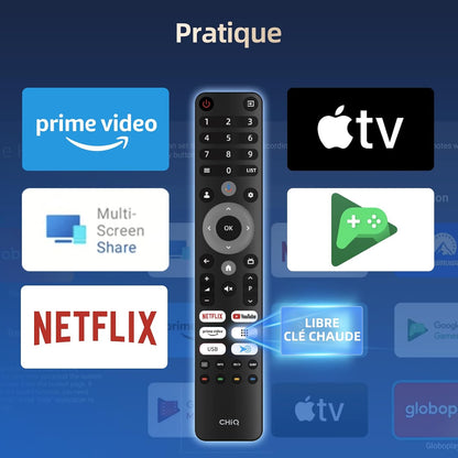 TV Mini QLED 4K 65 Pouces Local Dimming (M65QA9) | Gaming DLG 120Hz, MEMC 60Hz, Support HDR10, Chromecast Intégré