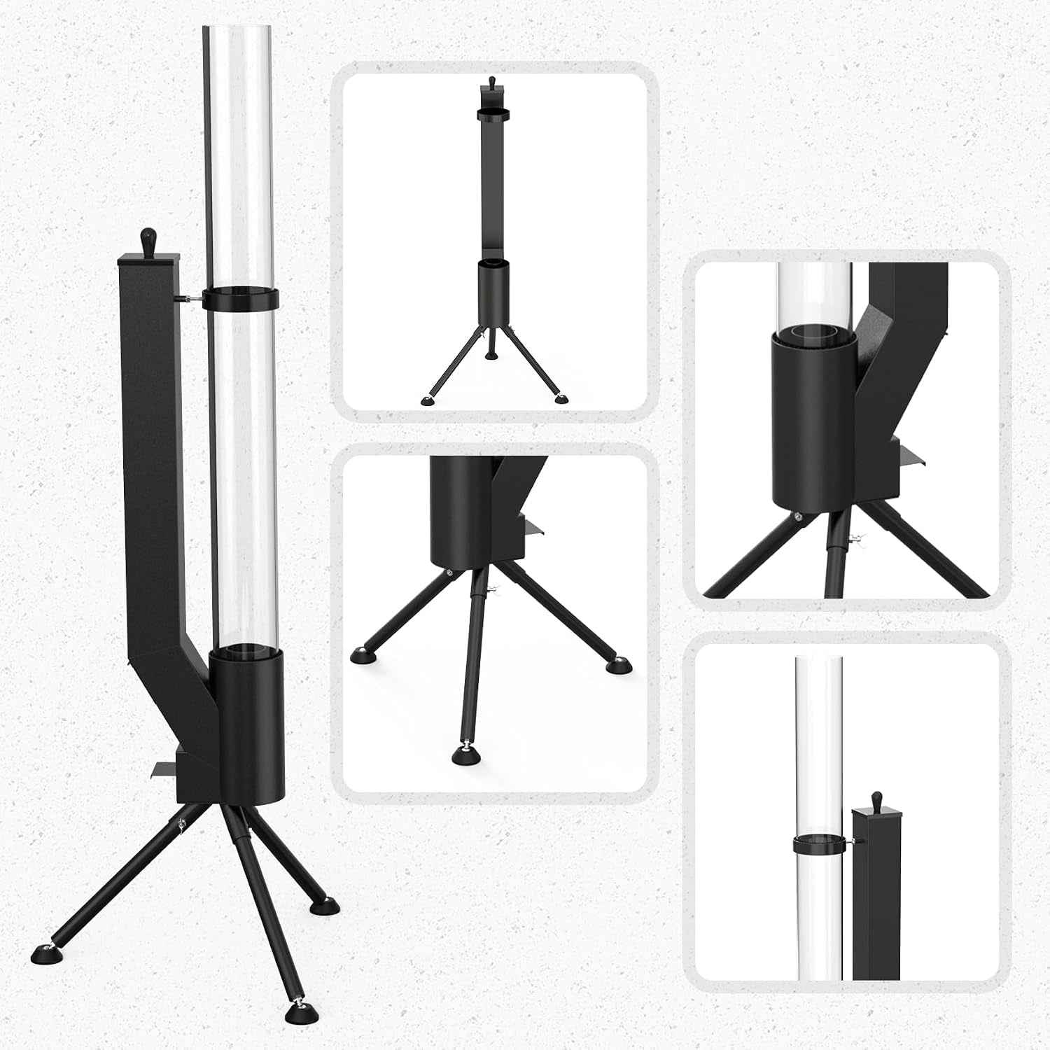 Pellet Torch - Cheminée De Jardin - Cheminée Extérieur Pour Terrasse - Chauffage Foyer Extérieur - Brasero Exterieur De Jardin - Poêle À Pellets Granulés