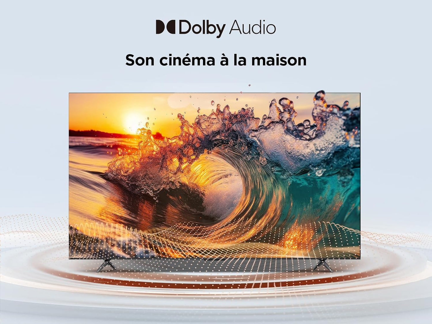TCL 55V6C LED Direct Smart TV 55", HDR 4K, Avec Technologie Google TV (Dolby Audio, Motion Clarity, Compatible Avec Google Assistant Et Alexa)