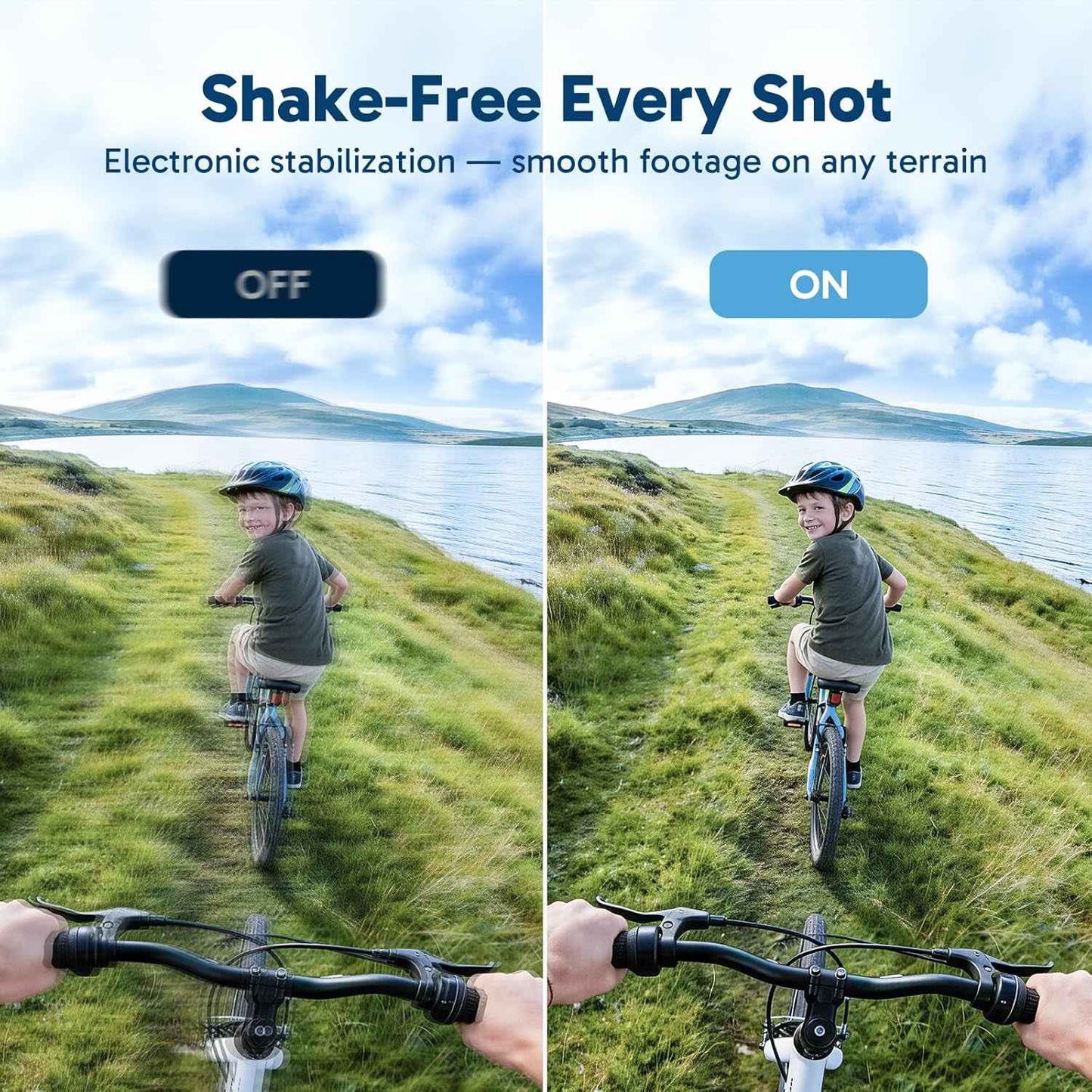 EK7000 Caméra Sport 4K 30FPS 20MP Wif Camera 4K Étanche Stabilisation | Boîtier 40M, Grand Angle 170°, Télécommande 2.4G, Kit Montage, Qualité D'Image Ultra HD Pour Les Passionnés D'Aventure, Noir